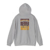 Unisex Heavy Blend™ Hooded Sweatshirt - Washington Fans Never Waver W Leopard Football- Perfect for Sports Fans - Never Waver