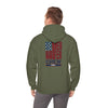Unisex Heavy Blend™ Hooded Sweatshirt - Never Waver Crew with  American Flag Design - Never Waver