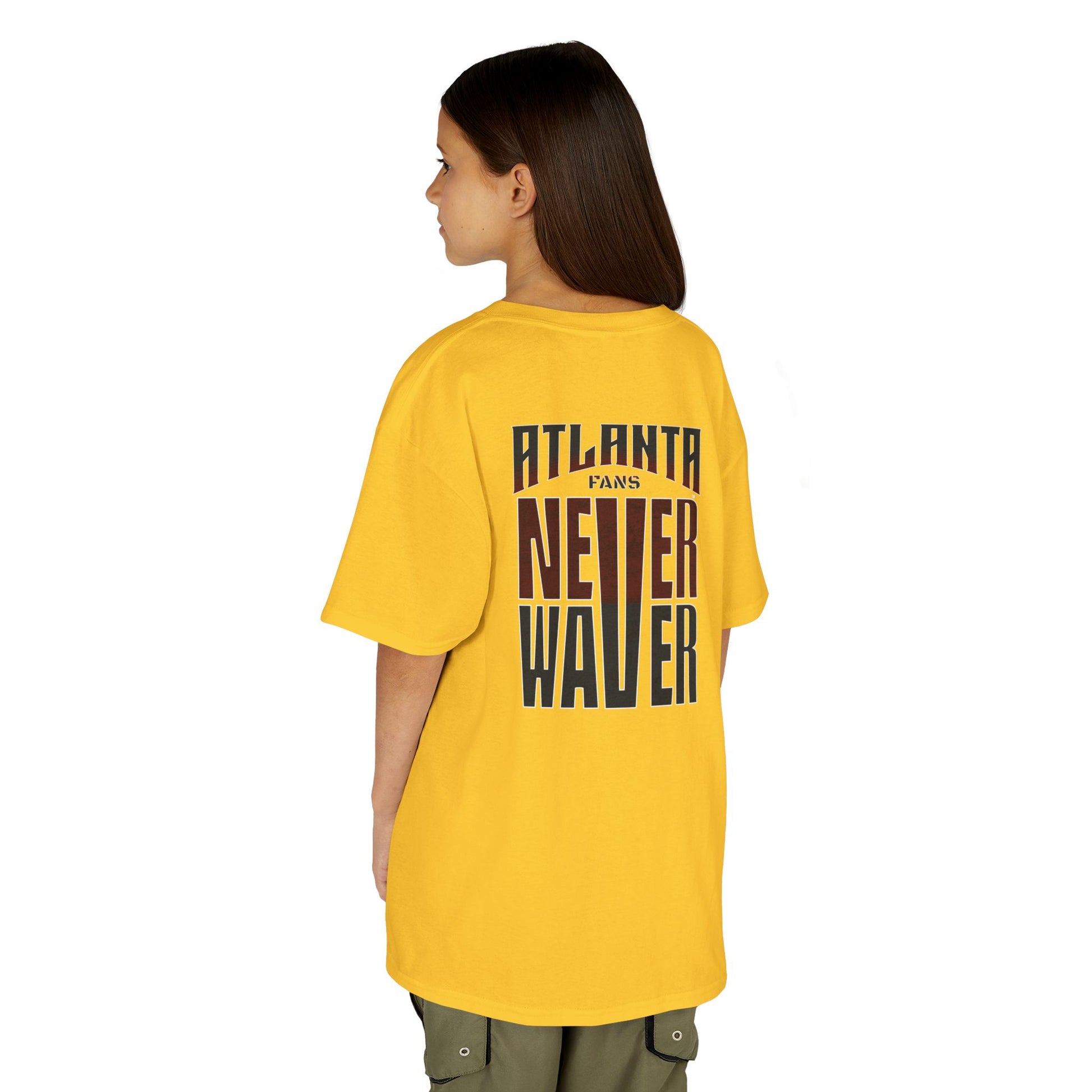 Atlanta Fans Never Waver Kids Heavy Cotton™ Tee
