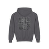 Hoodie - "Never Waver” Jesus a bold, eye-catching design that reflects a steadfast faith and confidence in Christ. " Sweatshirt for Young - Never Waver