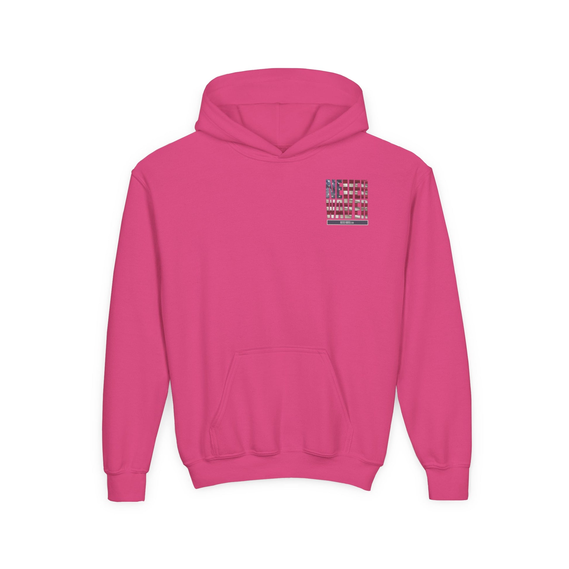 Youth Golf Hoodie - "Never Waver Golf" Sweatshirt for Young Golfers - Never Waver