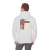 Never Waver Husband Daddy Protector Hero Unisex Heavy Blend™ Hooded Sweatshirt - Cozy, Motivational Apparel for Everyday Wear - Never Waver