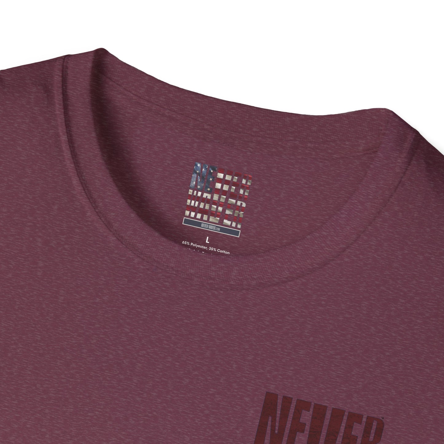 Washington Fans Never Waver Unisex Softstyle T-Shirt - Never Waver