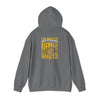 Los Angeles Fans Never Waver w Leopard Football Unisex Heavy Blend™ Hooded Sweatshirt - Cozy, Motivational Apparel for Everyday Wear