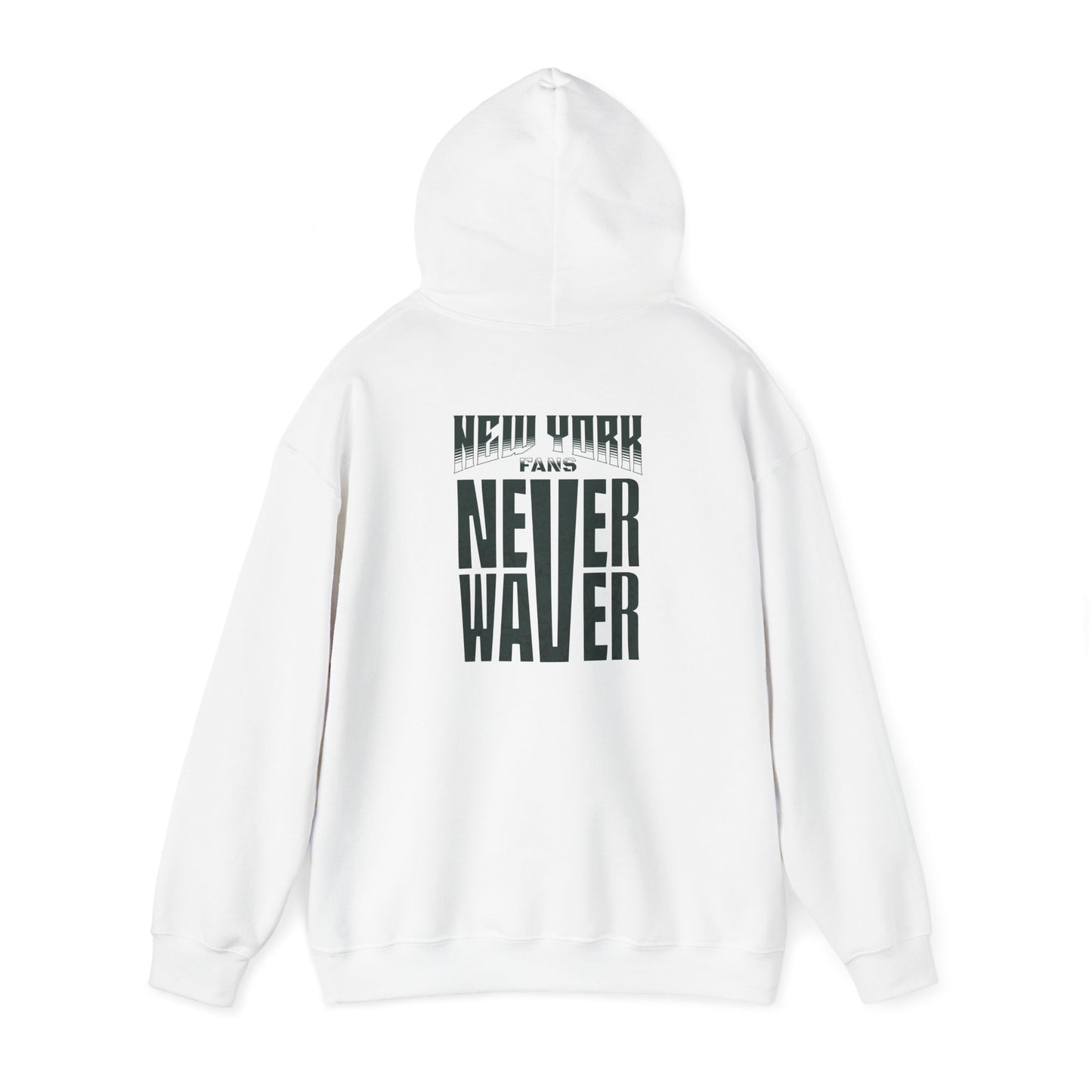 New York Fans Never Waver Unisex Heavy Blend™ Hooded Sweatshirt - Comfort and Style for Everyday Wear - Never Waver