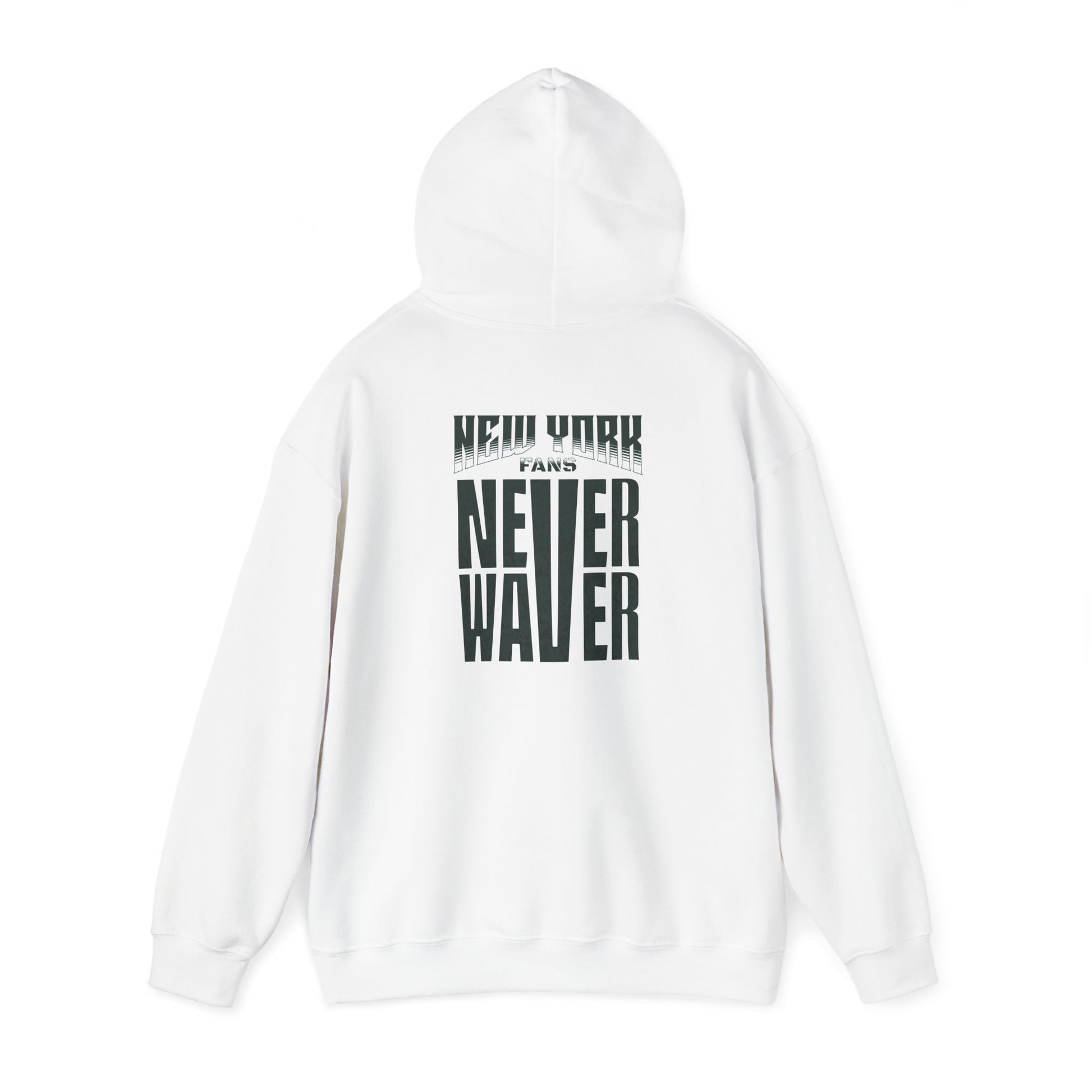 New York Fans Never Waver Unisex Heavy Blend™ Hooded Sweatshirt - Comfort and Style for Everyday Wear - Never Waver
