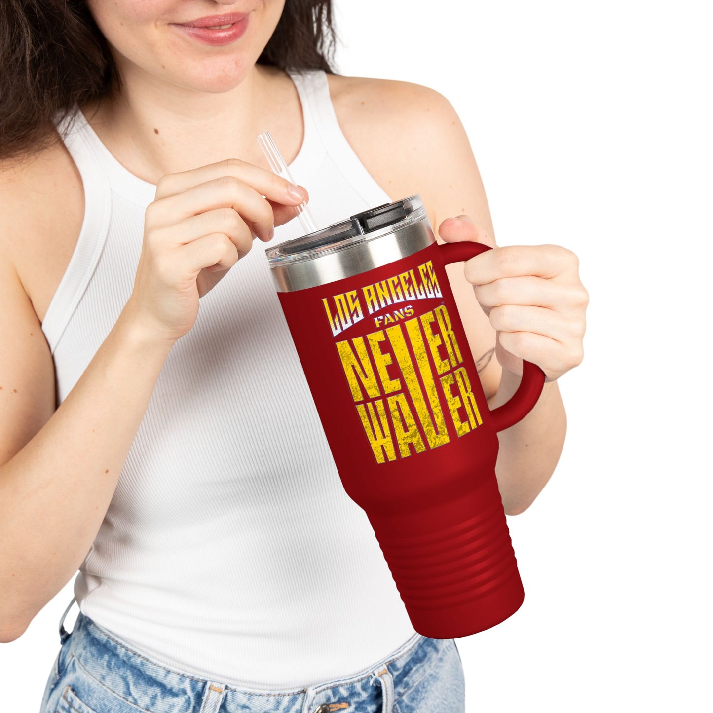 Los Angeles Fans Never Waver Travel Mug