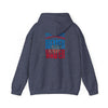 Unisex Heavy Blend™ Hooded Sweatshirt - 'Tennessee Fans Never Waver W Leopard Football' Casual Comfort for Team Fans - Never Waver