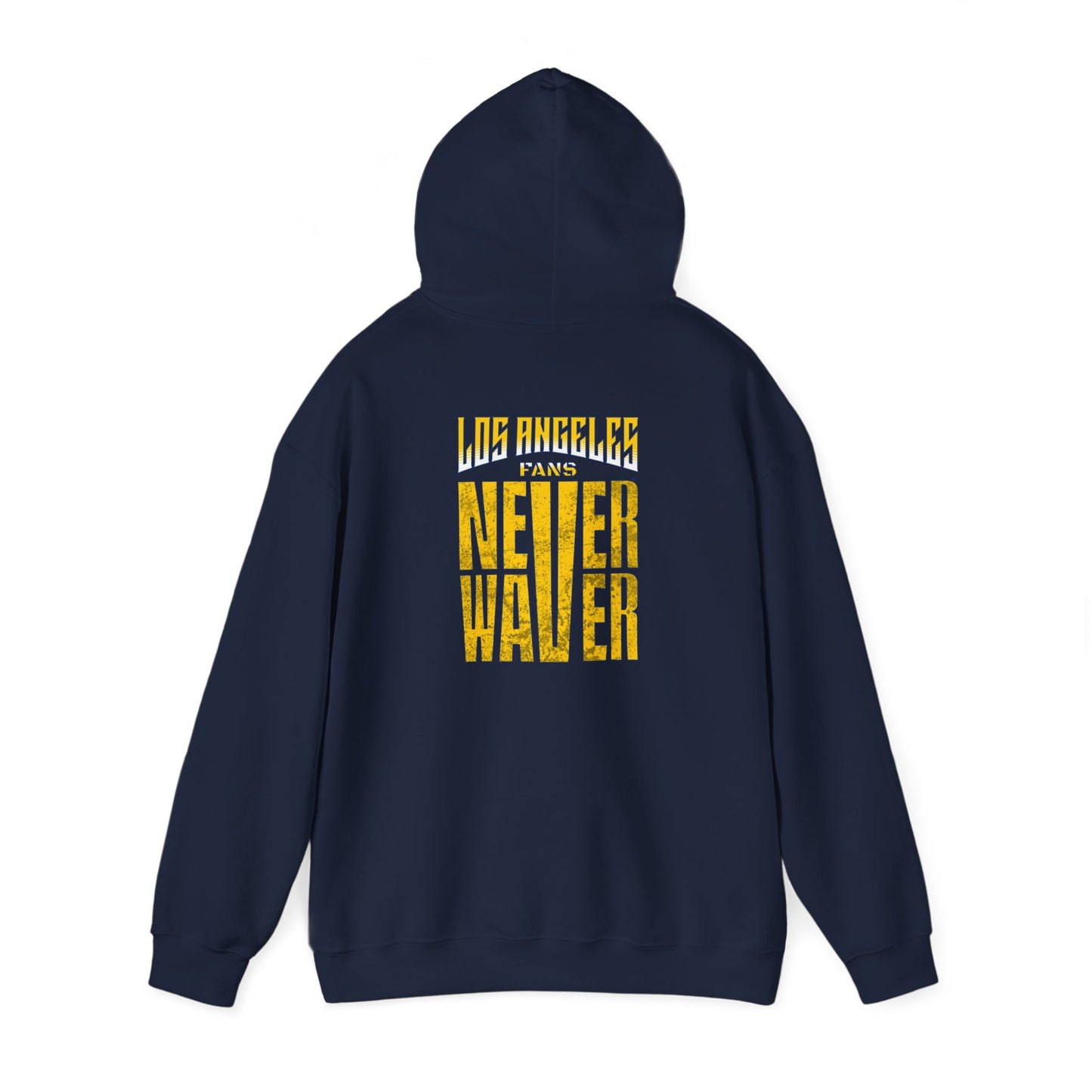 Unisex Heavy Blend™ Hooded Sweatshirt - "Los Angeles Fans Never Waver" Inspirational Hoodie - Never Waver