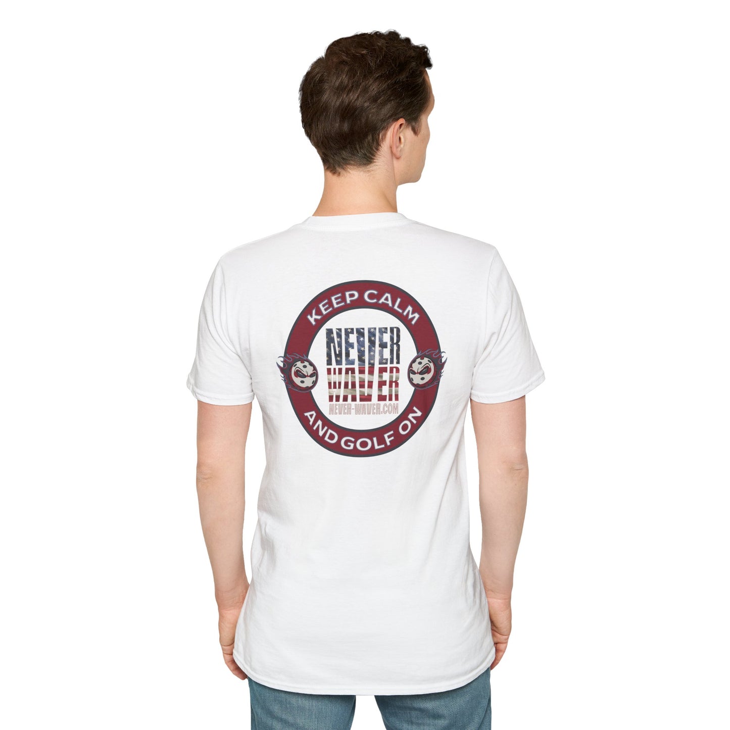 Never Waver Golf Unisex Soft style T-Shirt - Never Waver