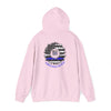 Never Waver Always Back the Blue Hooded Sweatshirt - Unisex Heavy Blend™ - Never Waver