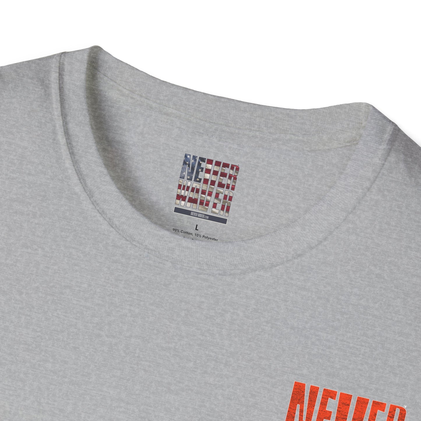 Denver Fans Never Waver Unisex Softstyle T-Shirt - Never Waver