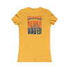 Denver Fans Never Waver W-Leopard Football Women's Favorite Tee - Never Waver