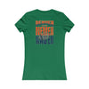 Denver Fans Never Waver W-Leopard Football Women's Favorite Tee - Never Waver