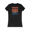 Denver Fans Never Waver W-Leopard Football Women's Favorite Tee - Never Waver