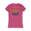 Denver Fans Never Waver W-Leopard Football Women's Favorite Tee - Never Waver