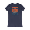 Denver Fans Never Waver W-Leopard Football Women's Favorite Tee - Never Waver