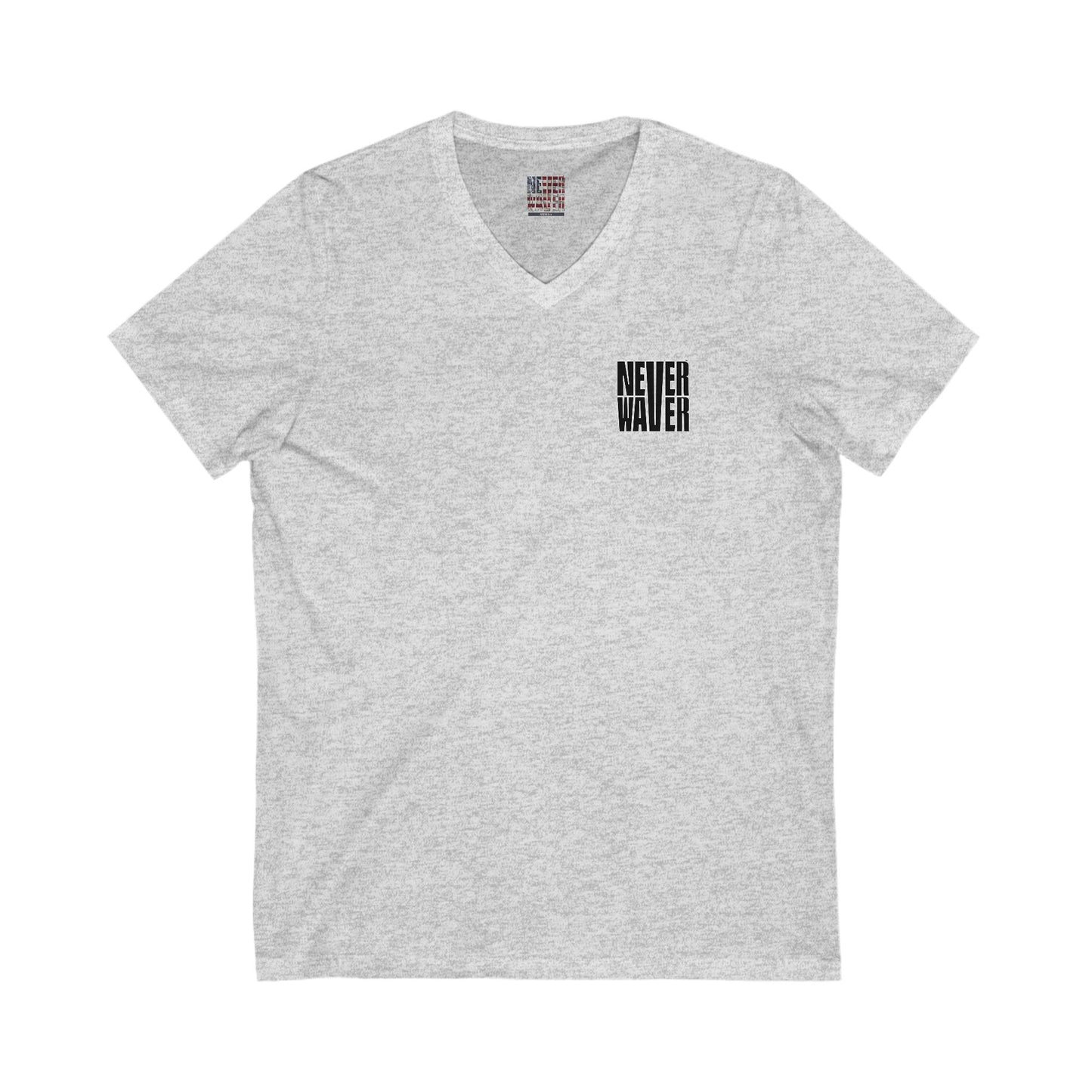 Unisex V-Neck Tee - Never Waver Tequila, Tacos, & Friends T-Shirt - Never Waver