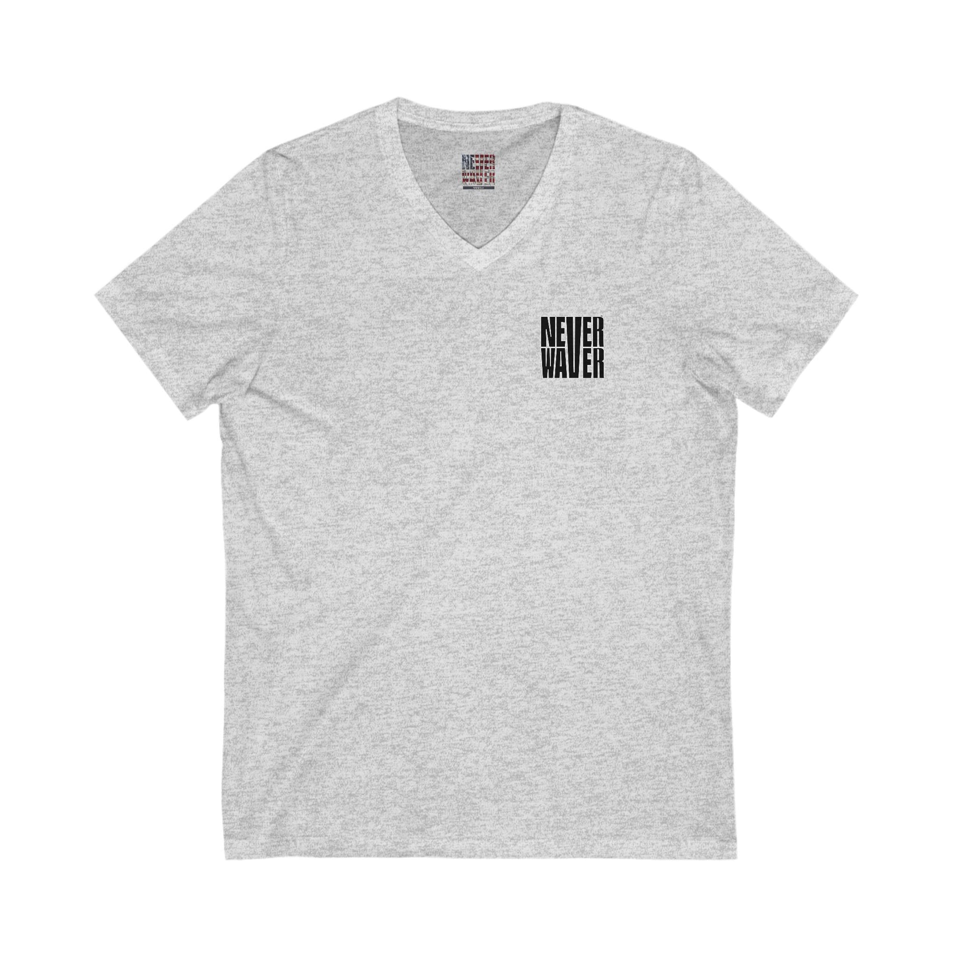 Unisex V-Neck Tee - Never Waver Tequila, Tacos, & Friends T-Shirt - Never Waver