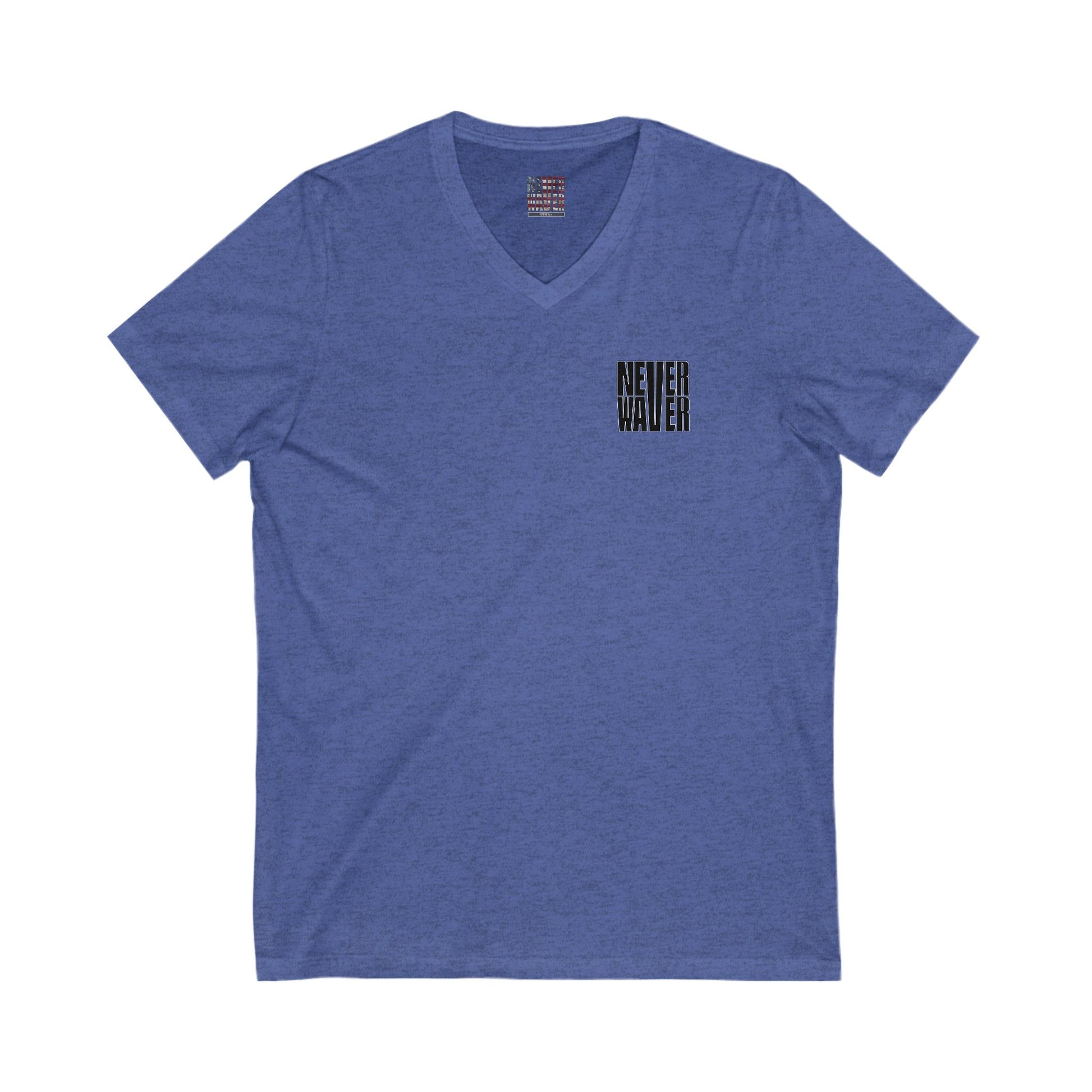 Unisex V-Neck Tee - Never Waver Tequila, Tacos, & Friends T-Shirt - Never Waver