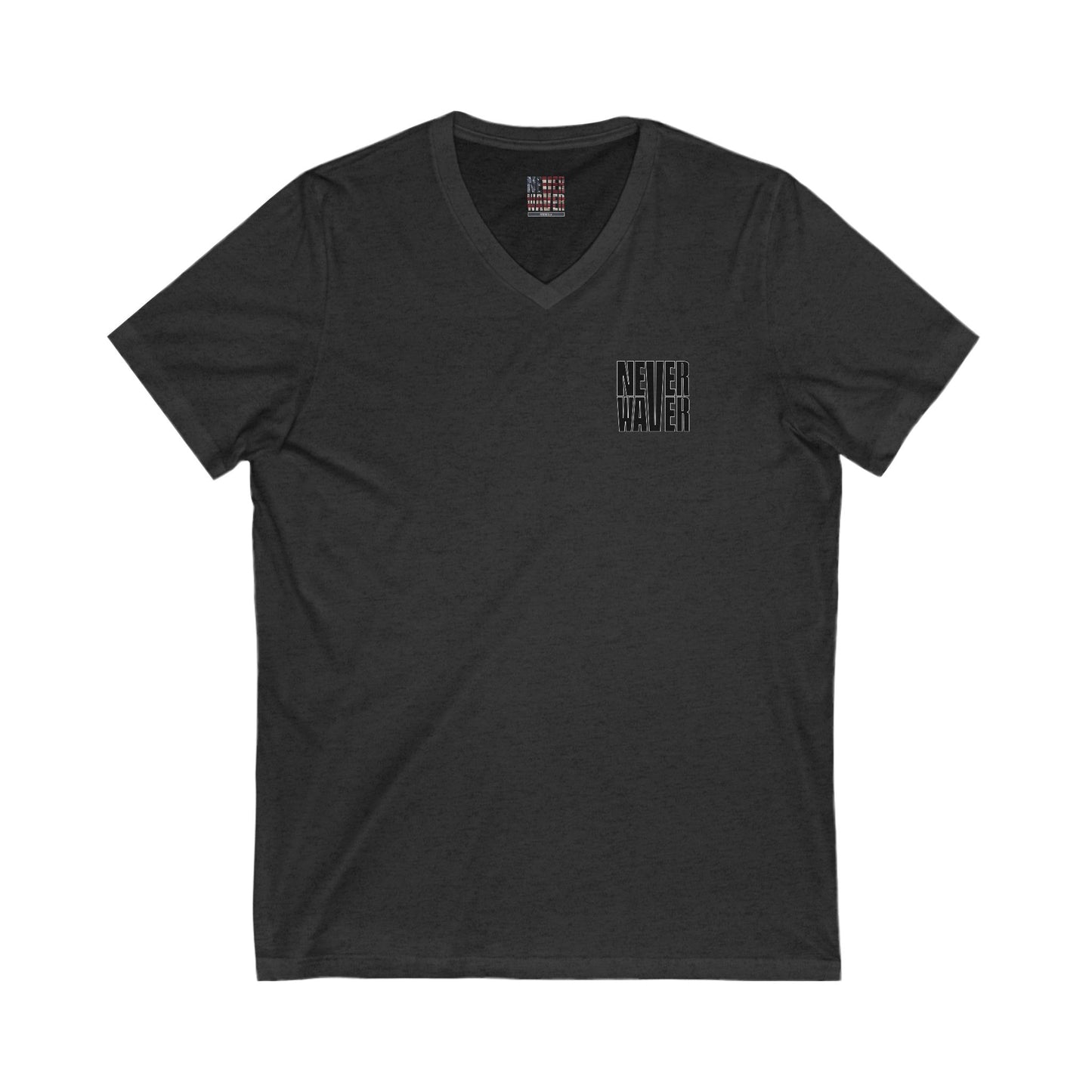 Unisex V-Neck Tee - Never Waver Tequila, Tacos, & Friends T-Shirt - Never Waver
