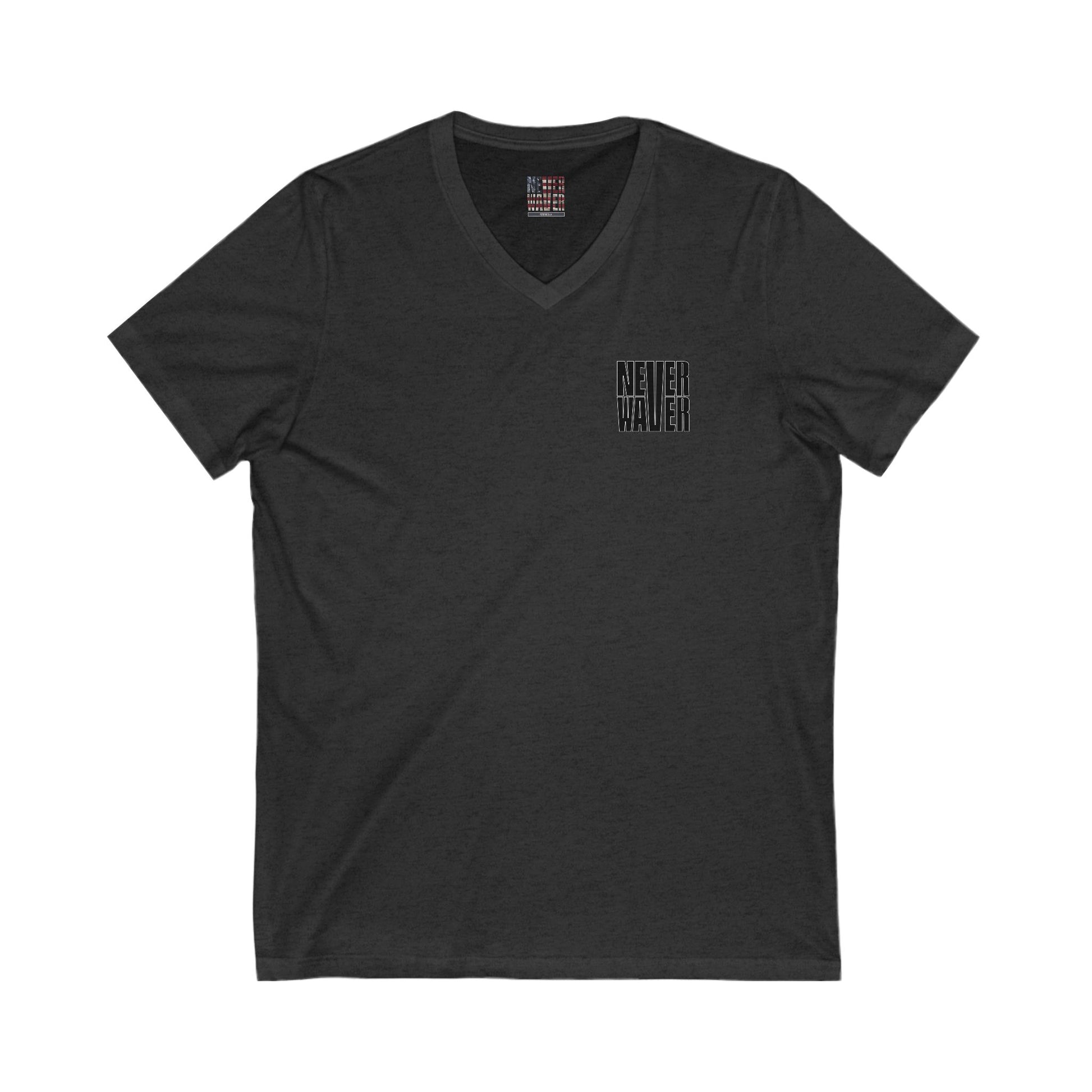 Unisex V-Neck Tee - Never Waver Tequila, Tacos, & Friends T-Shirt - Never Waver