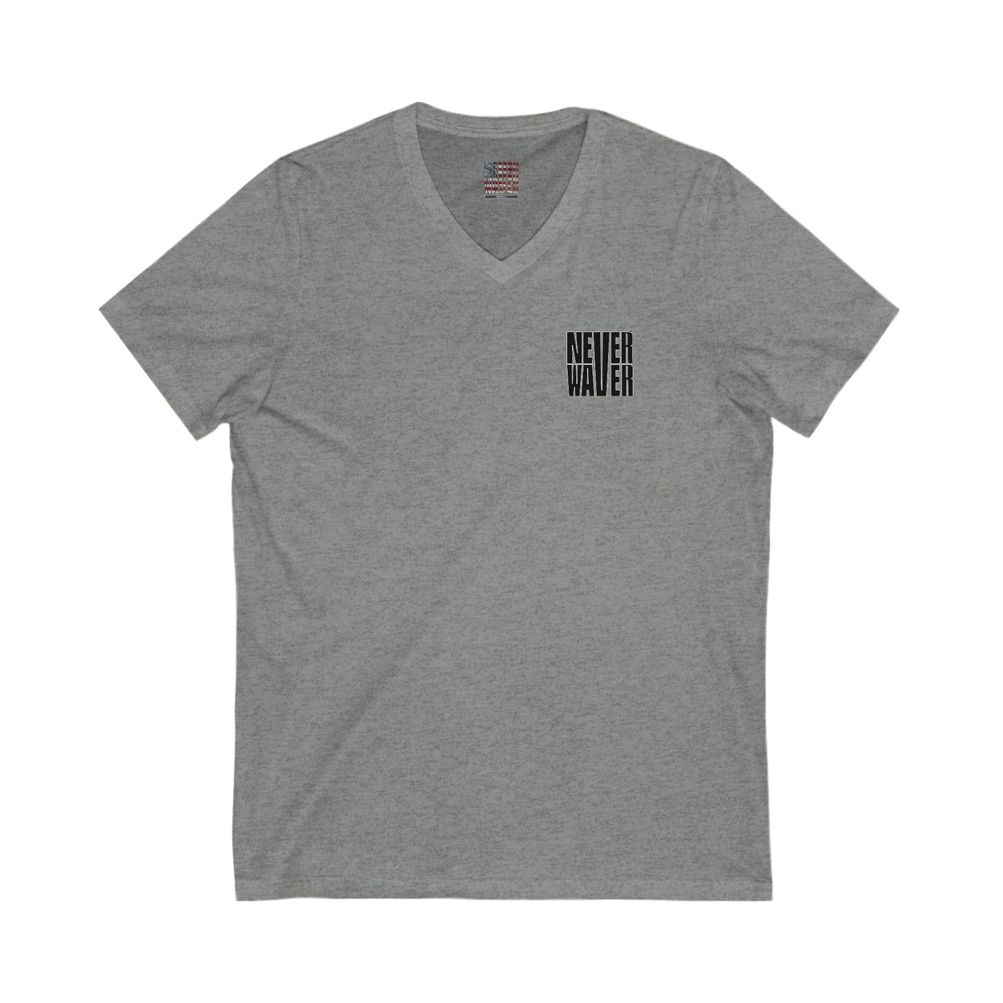 Unisex V-Neck Tee - Never Waver Tequila, Tacos, & Friends T-Shirt - Never Waver