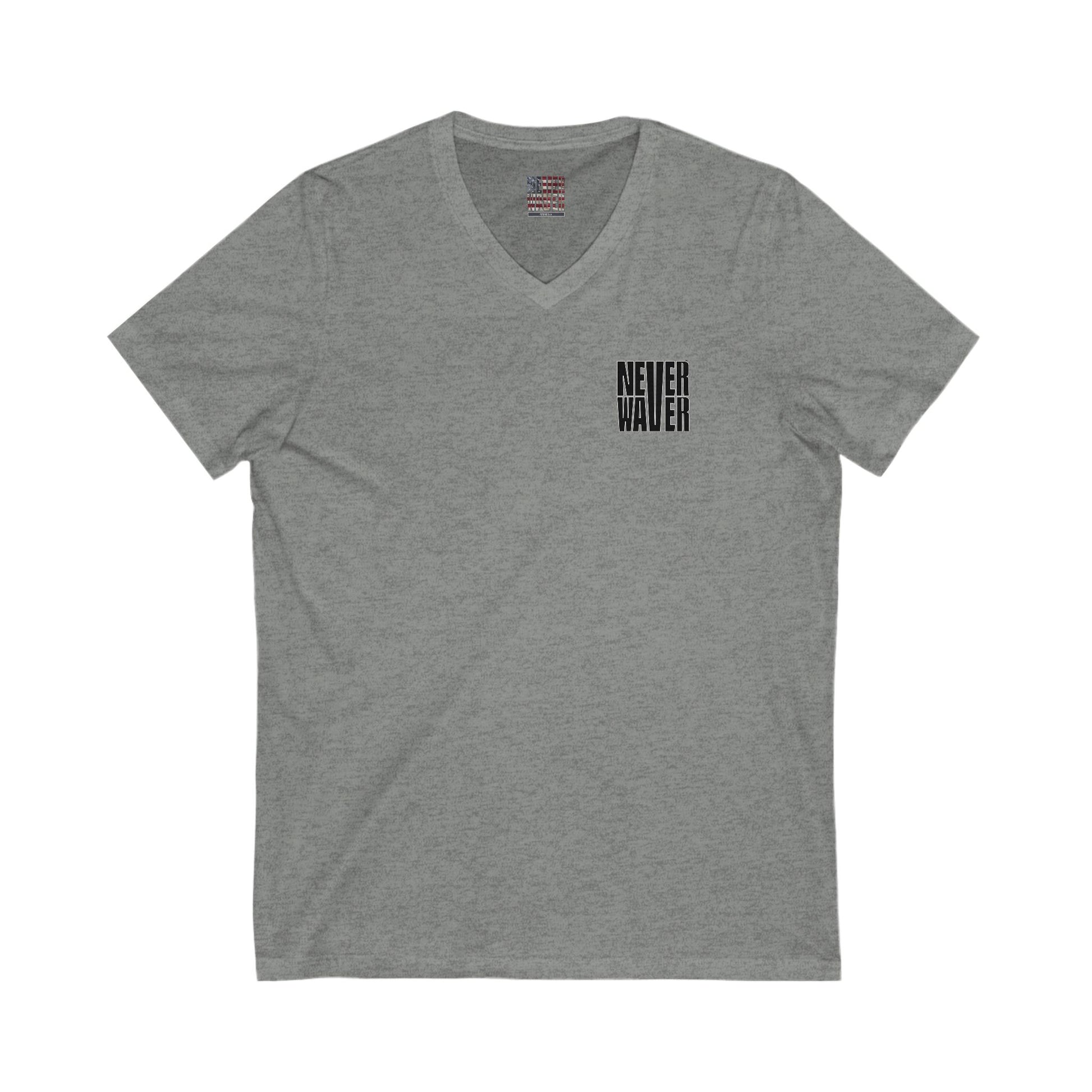 Unisex V-Neck Tee - Never Waver Tequila, Tacos, & Friends T-Shirt - Never Waver