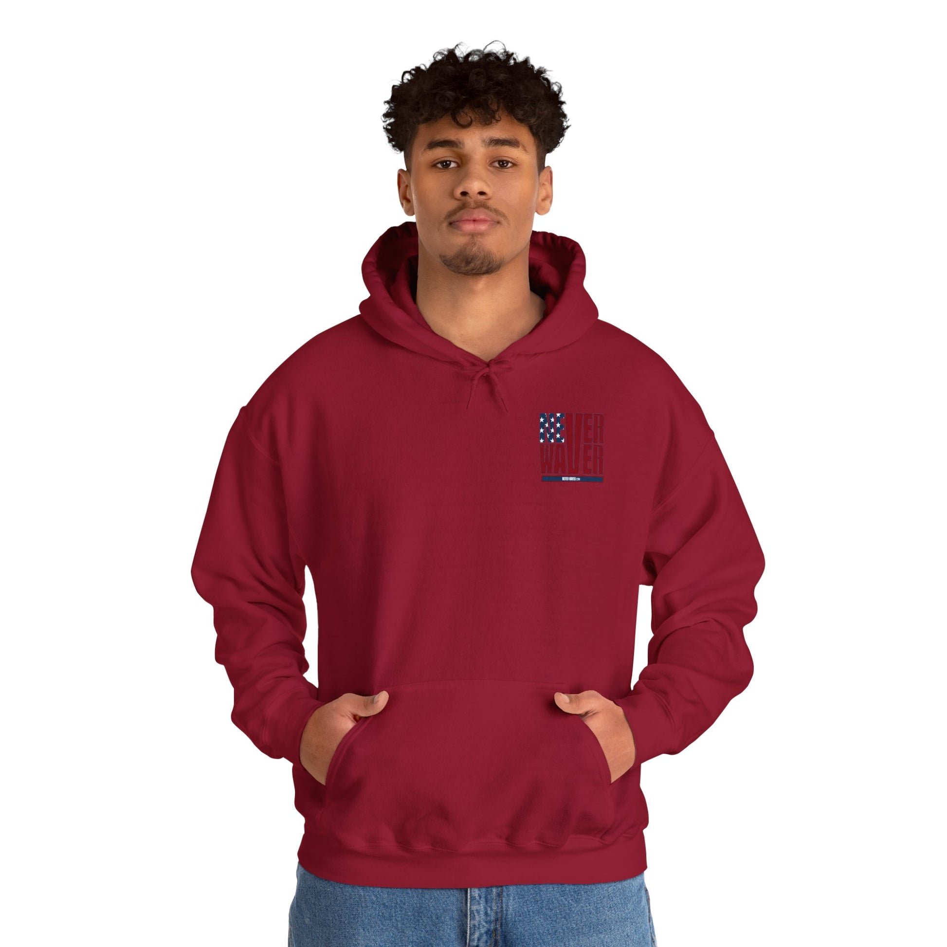 Patriotic Unisex Hooded Sweatshirt - 'Better Water USA' Design - Never Waver