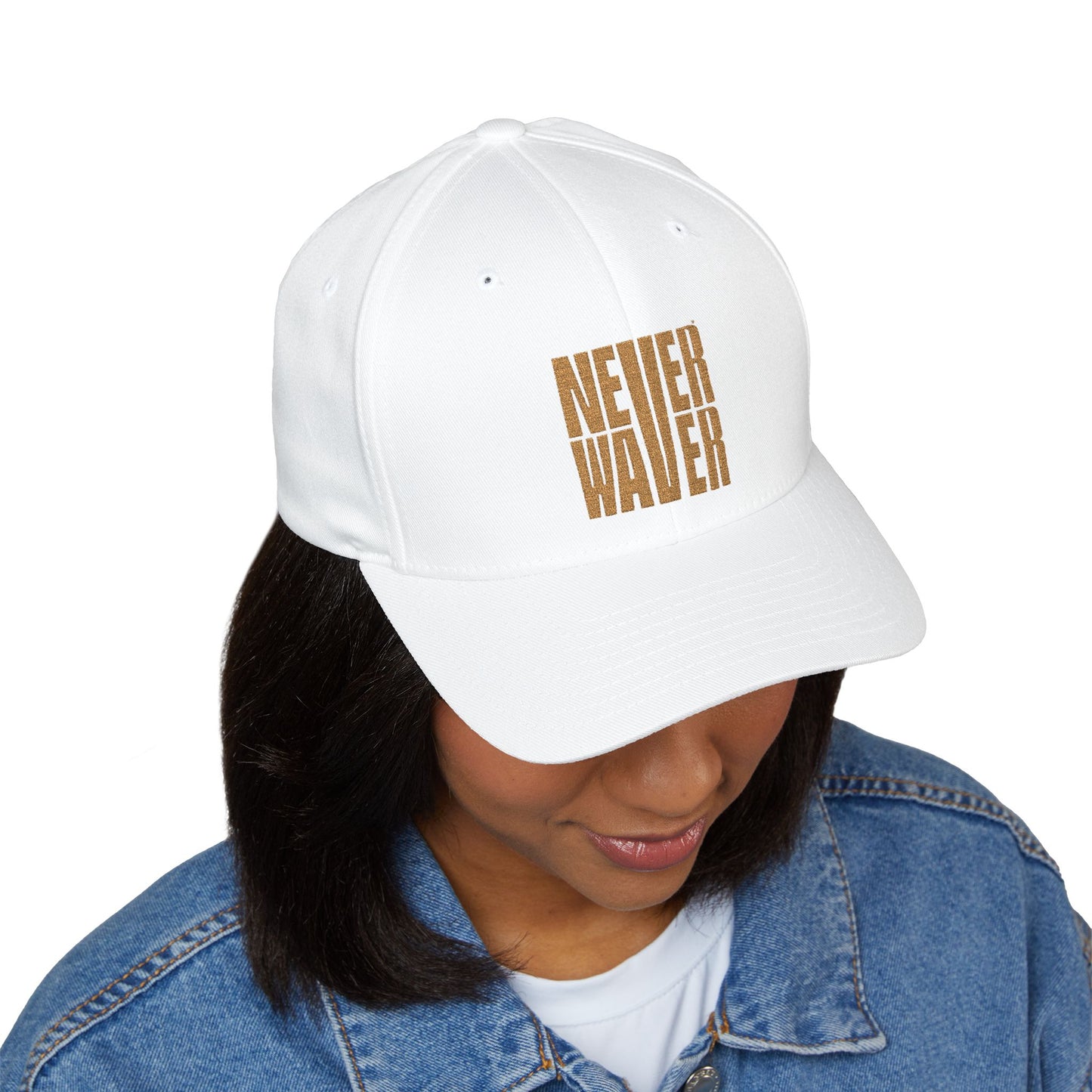 Never Waver Camouflage Embroidered Cap - Perfect for Outdoor Adventures
