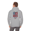 Patriotic Unisex Heavy Blend™ Hoodie - 'Never Waver Like This Mom' - Never Waver