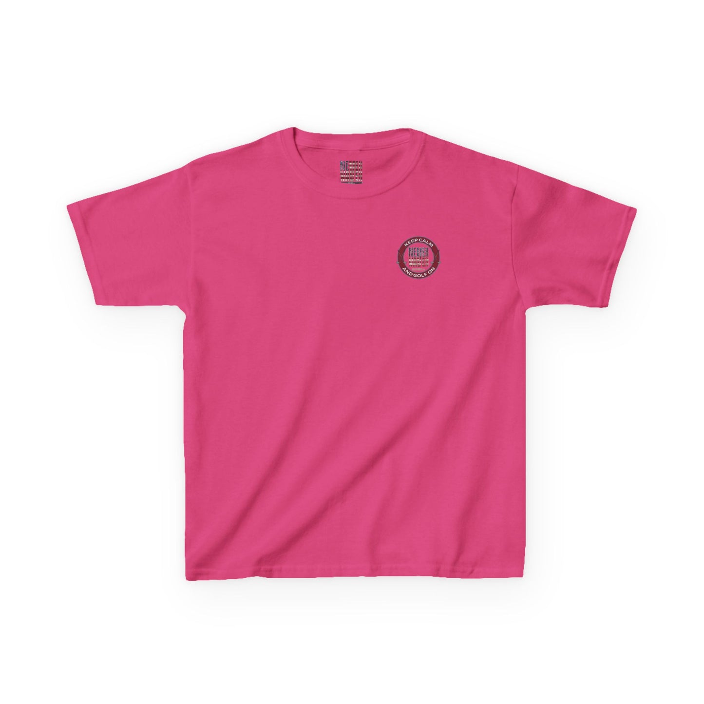 Kids Golf Tee - Keep Calm Never Waver and Golf On - Never Waver