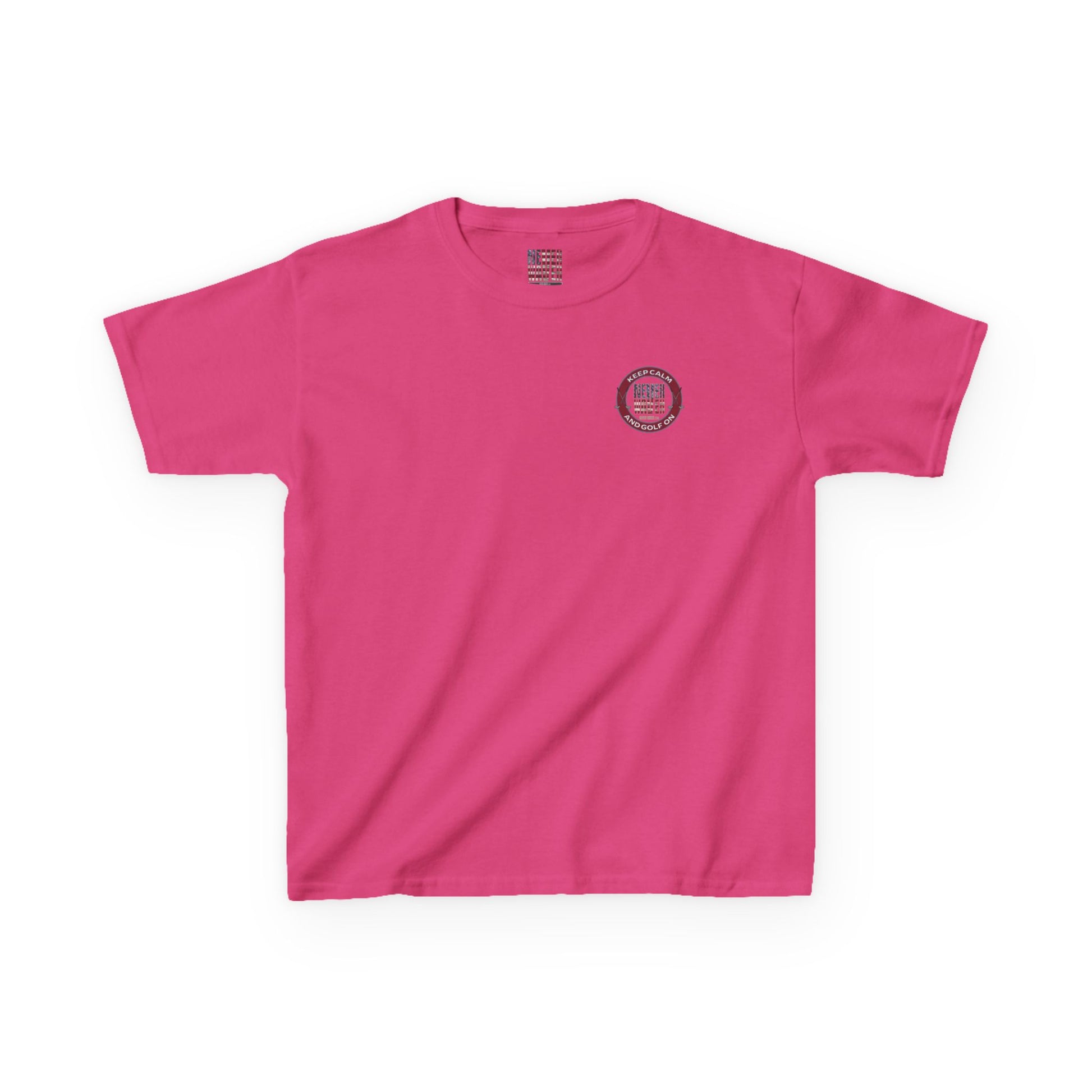 Kids Golf Tee - Keep Calm Never Waver and Golf On - Never Waver