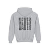 Hoodie - "Never Waver” Jesus a bold, eye-catching design that reflects a steadfast faith and confidence in Christ. " Sweatshirt for Young - Never Waver