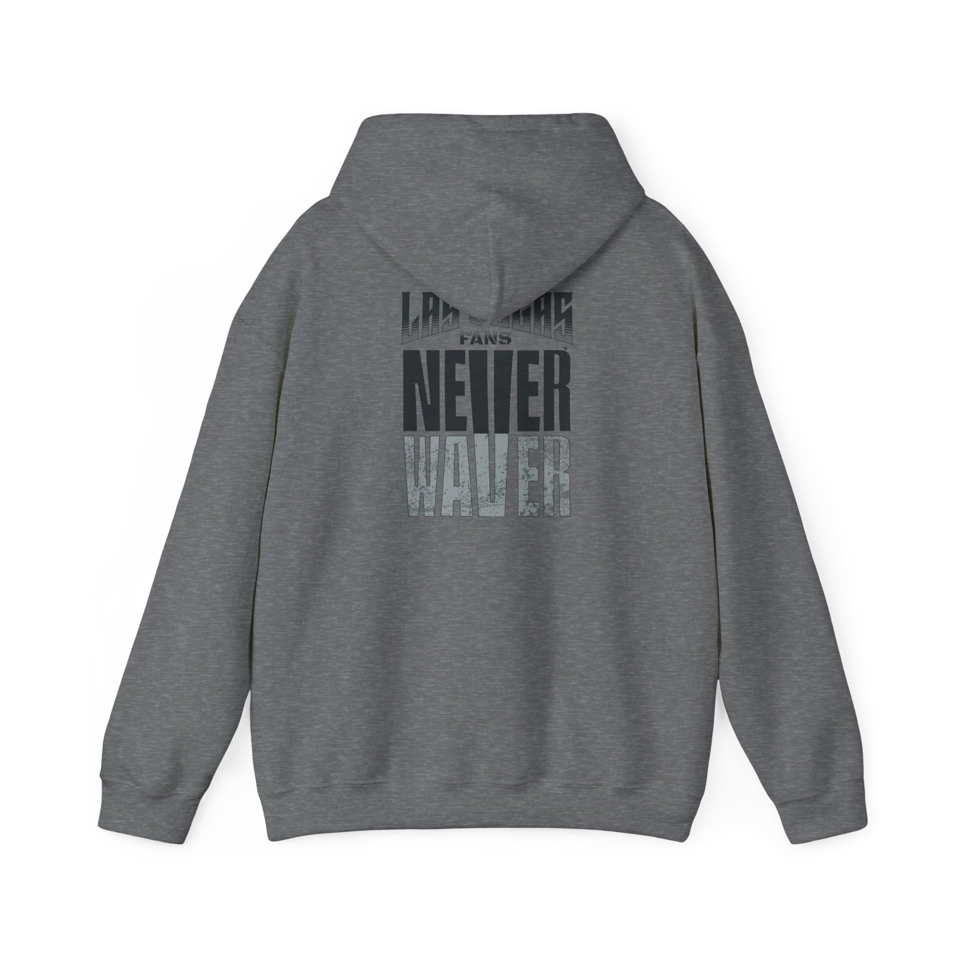 Unisex Heavy Blend™ Hooded Sweatshirt - Las Vegas Fans Never Waver Design, Perfect for Sports Fans - Never Waver