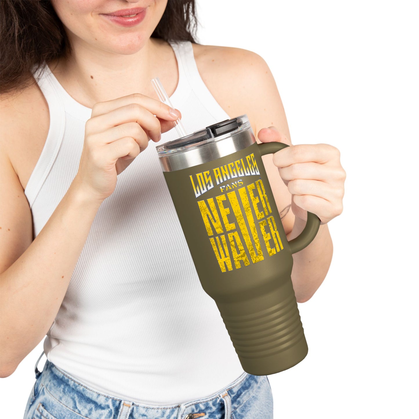 Los Angeles Fans Never Waver Travel Mug