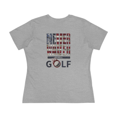 Never Waver Golf Women's Cotton Tee - Never Waver