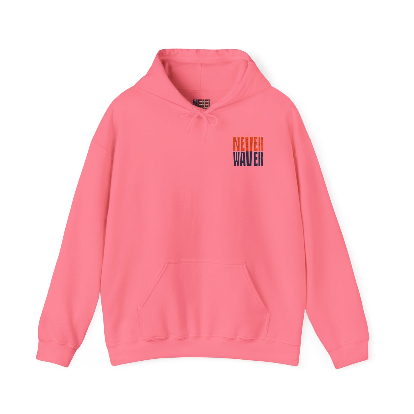 Unisex Heavy Blend™ Hooded Sweatshirt - 'Denver Fans Never Waver' Motivational Design - Never Waver