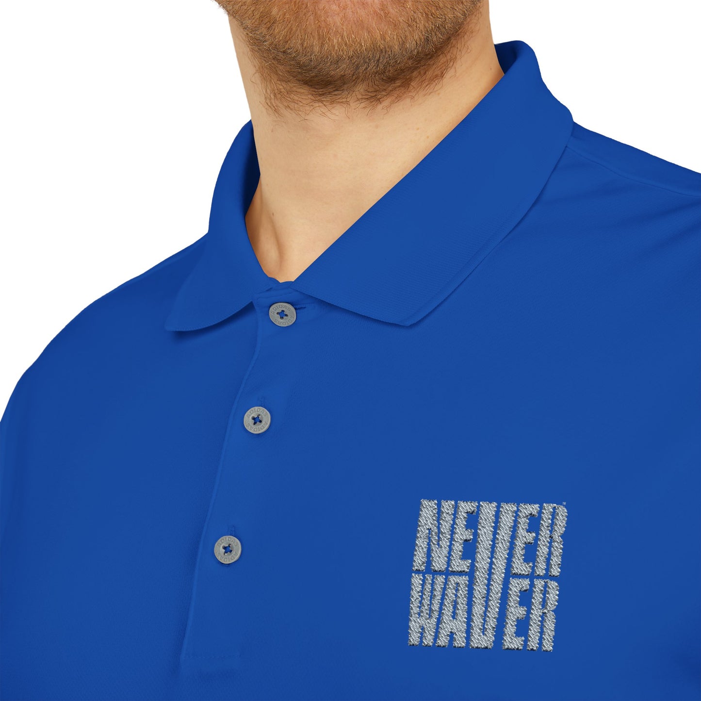 adidas Unisex Performance Polo - 'Never Waver' Athletic Shirt
