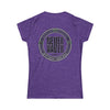 Never Waver Save Water Drink Wine Women's Soft Style Tee - - Never Waver