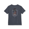 Patriotic Kids Heavy Cotton Tee - 'America Never Waver' USA Graphic Tee - Never Waver