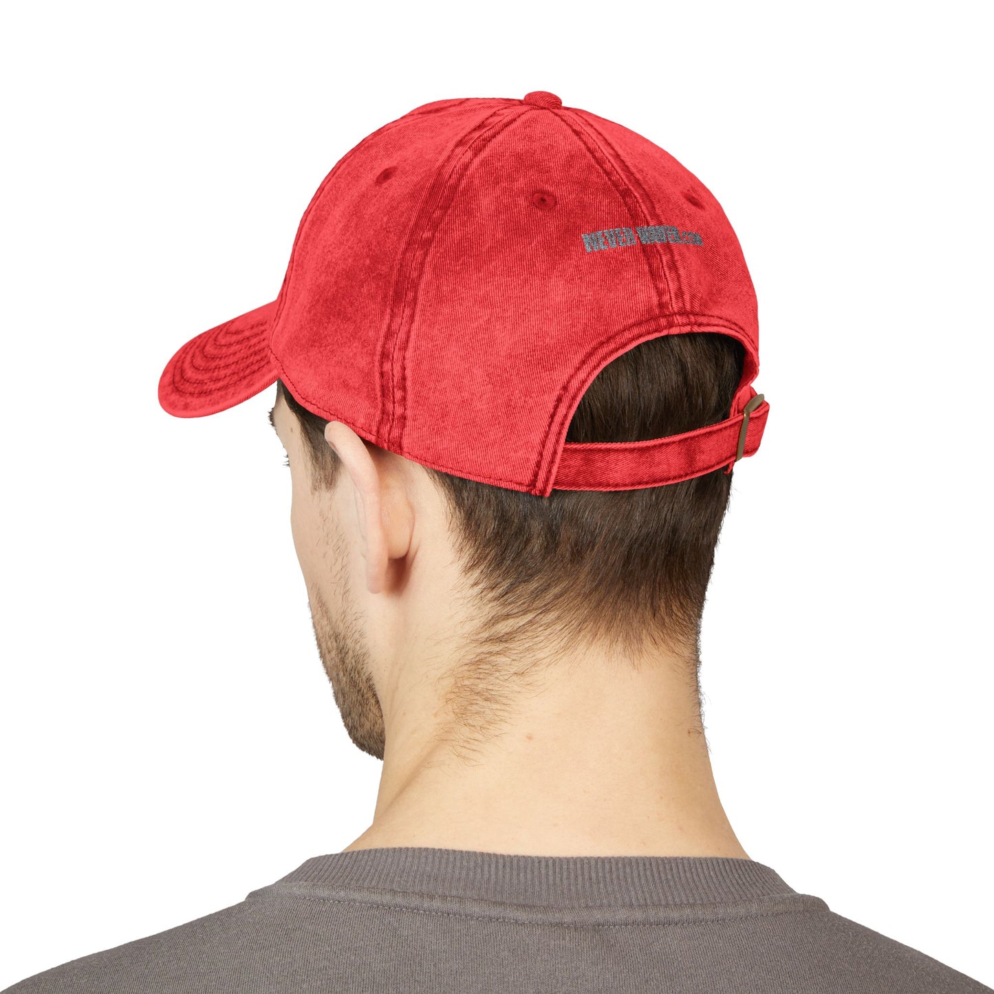 Vintage Embroidered Cap - 'Never Waver' Hat for Trendsetters