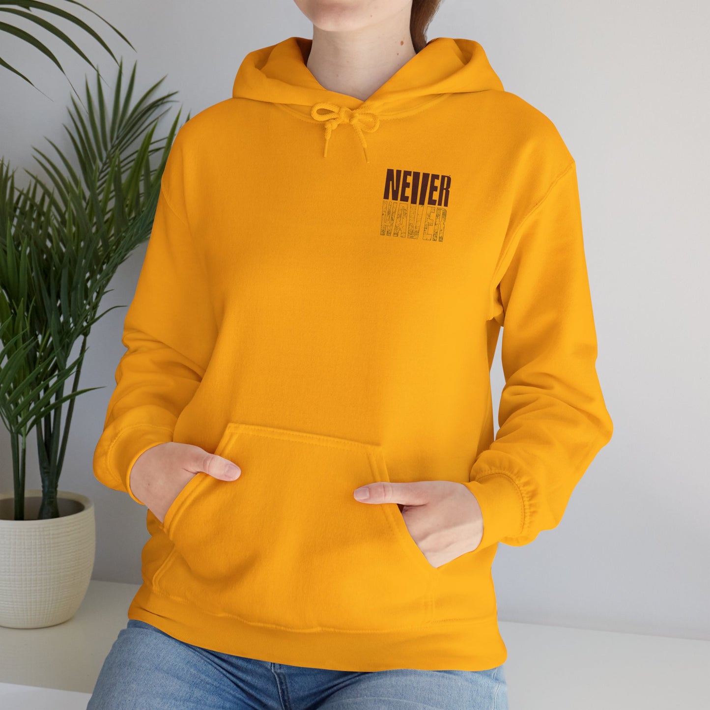 Washington Fans Never Waver Hooded Sweatshirt - Never Waver
