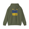 Inspired Unisex Heavy Blend™ Hooded Sweatshirt -Los Angeles Fans NEVER WAVER Graphic - Never Waver