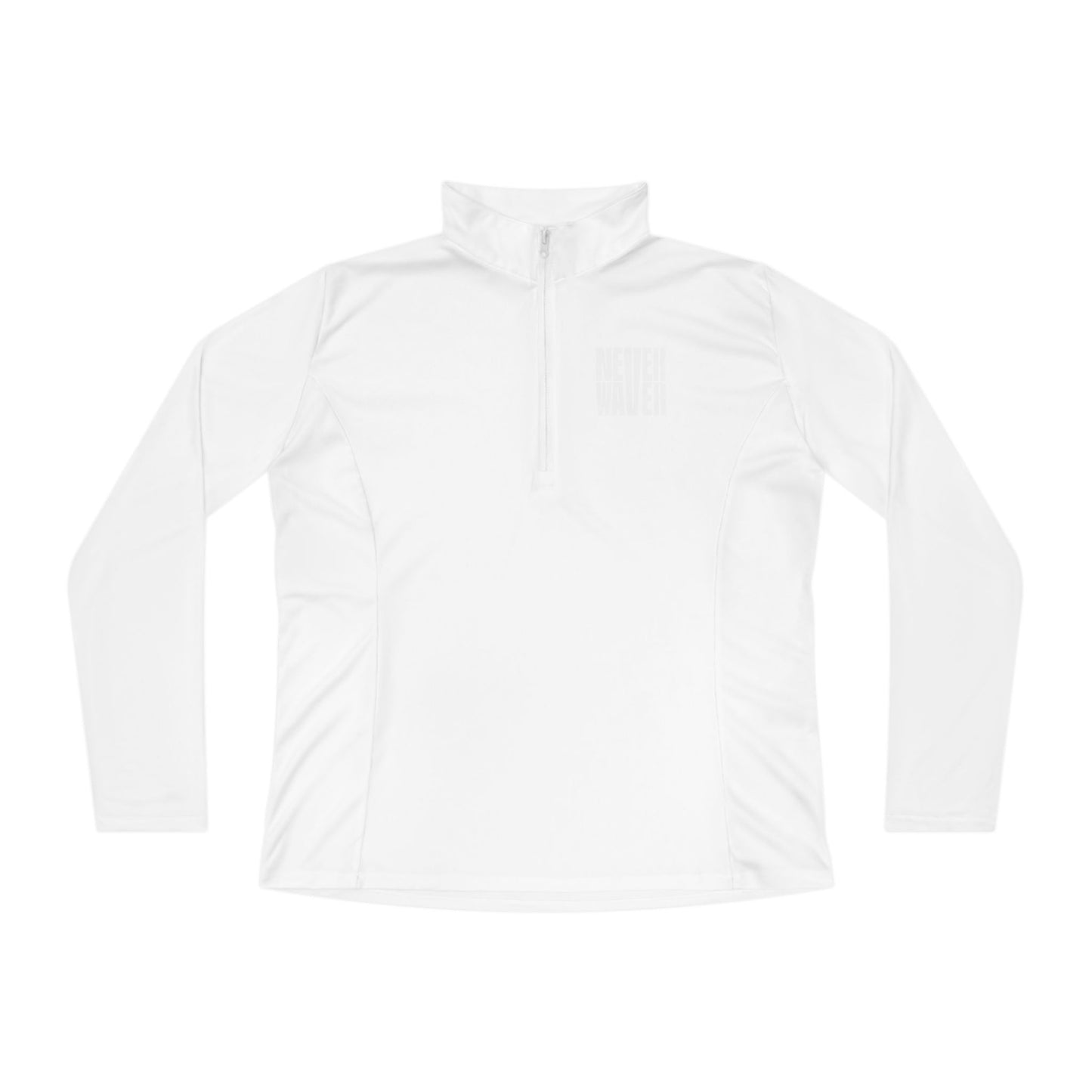 Never Waver Ladies Quarter-Zip Pullover - Stylish Activewear for Workout and Everyday Comfort
