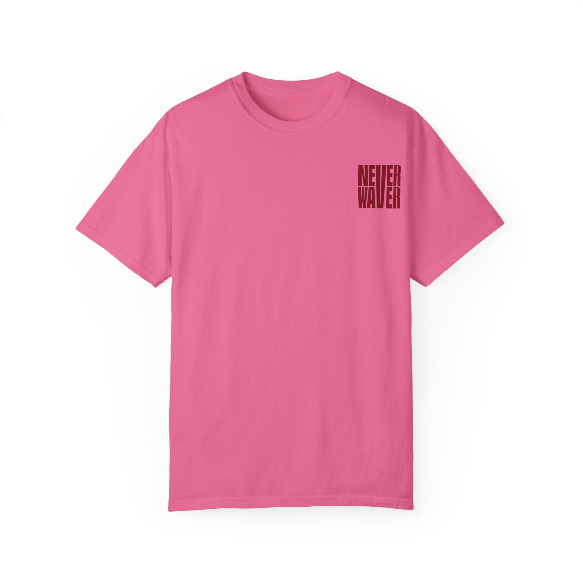 Unisex Garment-Dyed T-Shirt - 'Never Waver Just A Mom Trying Not to Raise A&&holes' Design - Never Waver