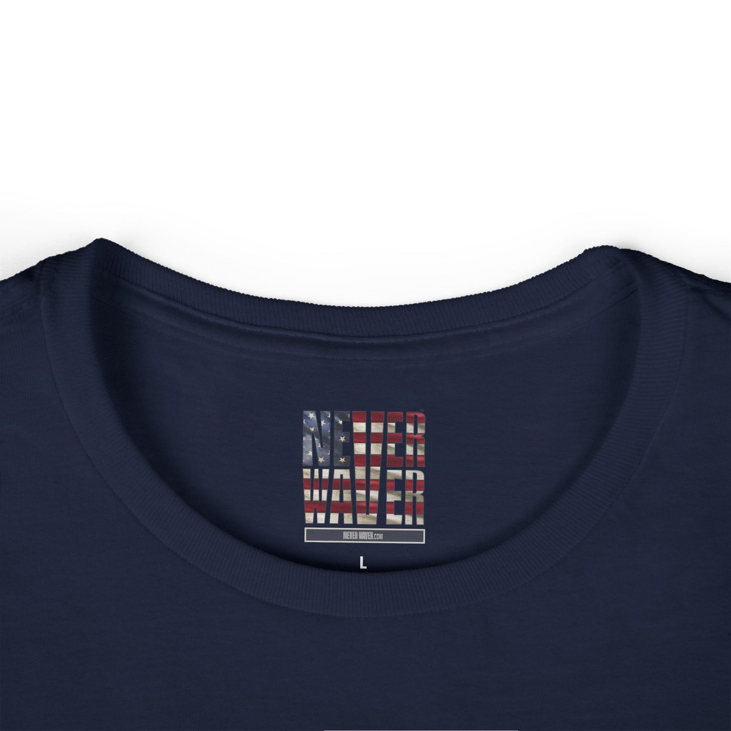 Never Waver Save Water, Drink Whisky Women's Soft Style Tee - - Never Waver