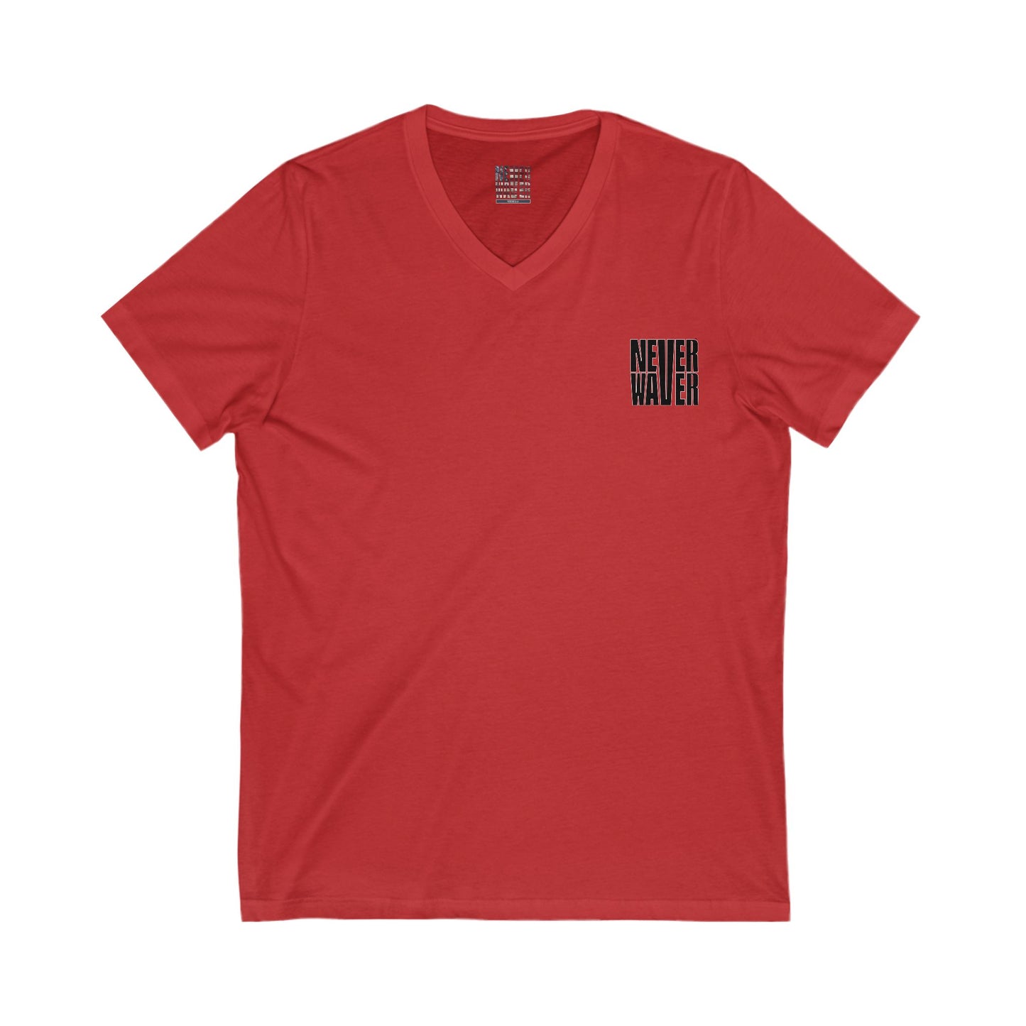 Never Waver Mamacita Needs a Margarita V-Neck Tee for Moms - Patriotic Short Sleeve Shirt - Never Waver