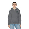 New York Fans Never Waver W Leopard Football Unisex Heavy Blend™ Hooded Sweatshirt - Never Waver