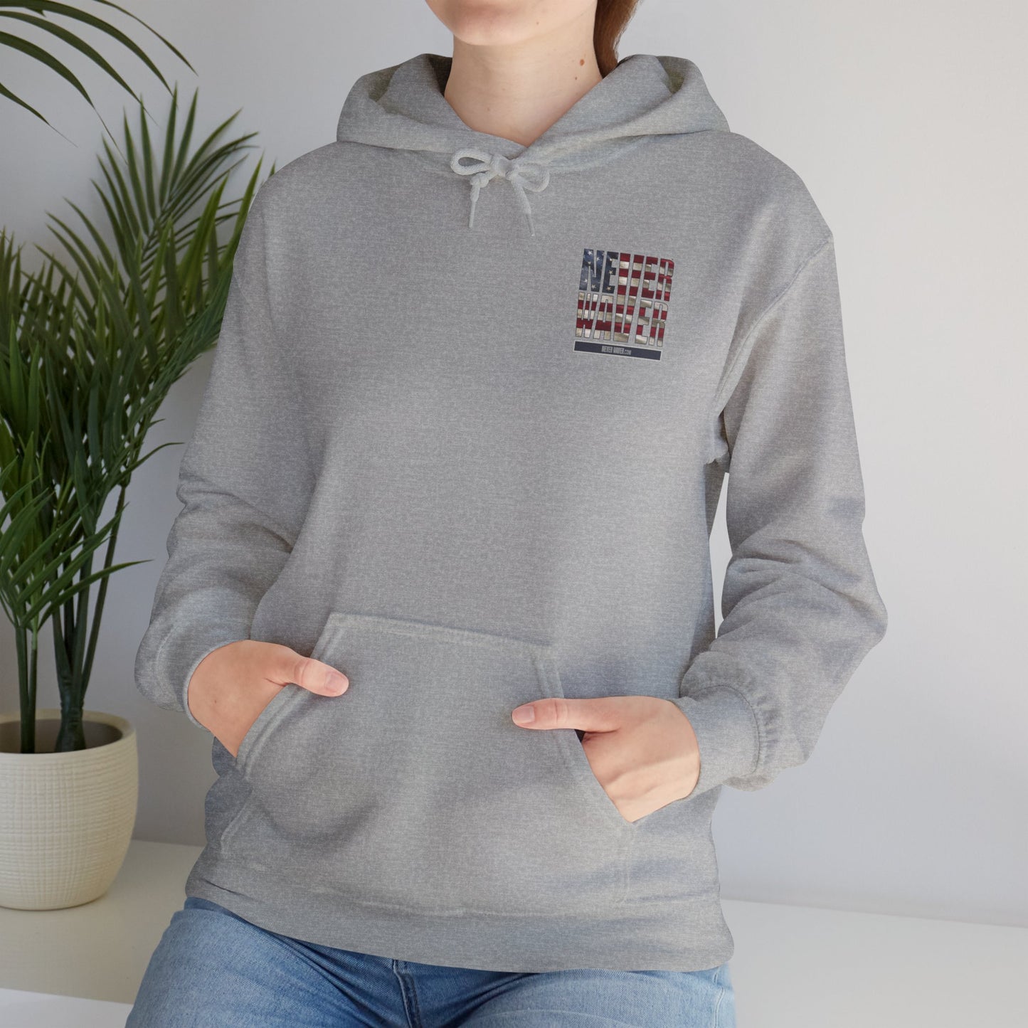 Never Waver Golf Hoodie - Unisex Heavy Blend™ Sweatshirt - Never Waver
